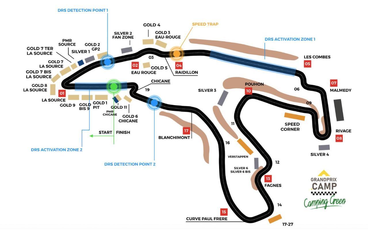 Grandprixcamp Closest To The Track Including Track View Hotel Stavelot Buitenkant foto